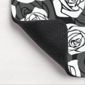 Levendig  witte rozen muismat (Hoek)