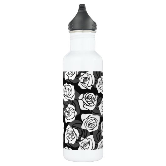 Levendig witte rozen waterfles (Rechts)