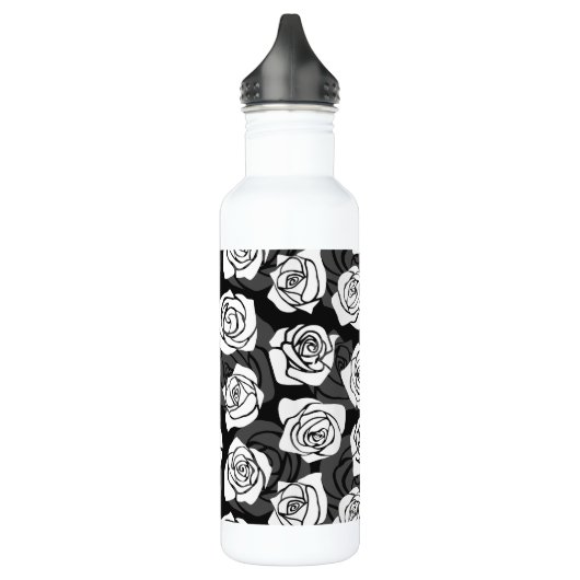 Levendig witte rozen waterfles (Links)