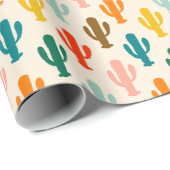 Levendig Woestijn Botanisch Cadeaupapier (Rol Hoek)
