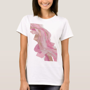 Levendig Zilver ABSTRACTE KUNST Modern Design T-shirt