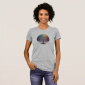 Levendig Zilver PRIDE bol Boom T-shirt (Voorkant volledig)