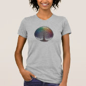 Levendig Zilver PRIDE bol Boom T-shirt (Voorkant)
