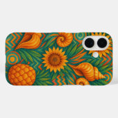 Levendig zomerpatroon - tropisch seizoen Case-Mate iPhone case (Achterkant (horizontaal))