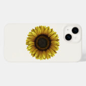 Levendig Zonnebloem Botanische Kunst Ontwerp Case-Mate iPhone Case (Achterkant (horizontaal))