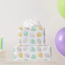 Levendige 3D ballonnen Gift Wrap