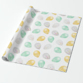 Levendige 3D ballonnen Gift Wrap Cadeaupapier (Uitgerold)