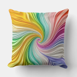 Levendige Abstract Kleurrijke Papier Wervelend Ont Kussen