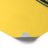 Levendige Abstracte beweging Poster (Hoek)