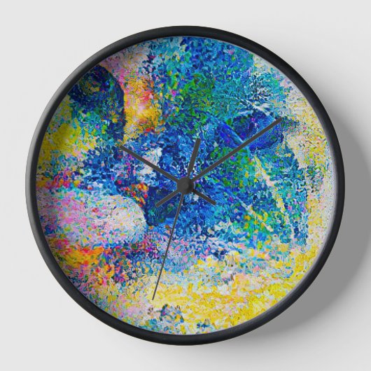Levendige Abstracte Cat Art Print (Voorkant)