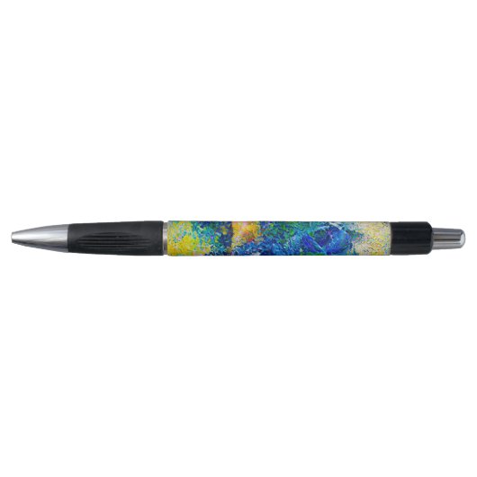 Levendige Abstracte Cat Art Print Pen (Voorkant)