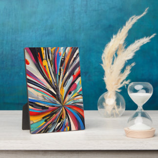 Levendige Abstracte explosie Moderne kunst Fotoplaat
