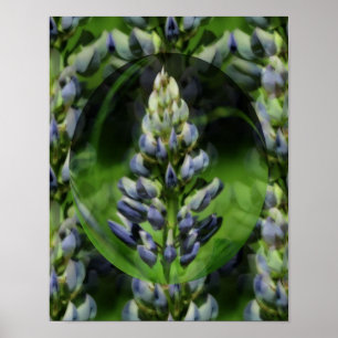 Levendige Abstracte Floral Kunst Poster