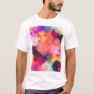 Levendige Abstracte Kunst T-shirt