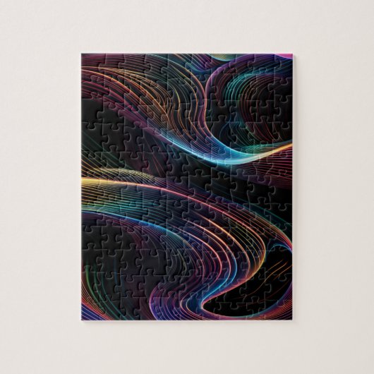 Levendige Abstracte Legpuzzel (Verticaal)