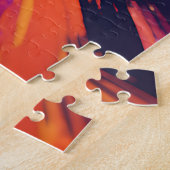 Levendige Abstracte Penseelstreken Kleurexplosie Legpuzzel (Zijkant)