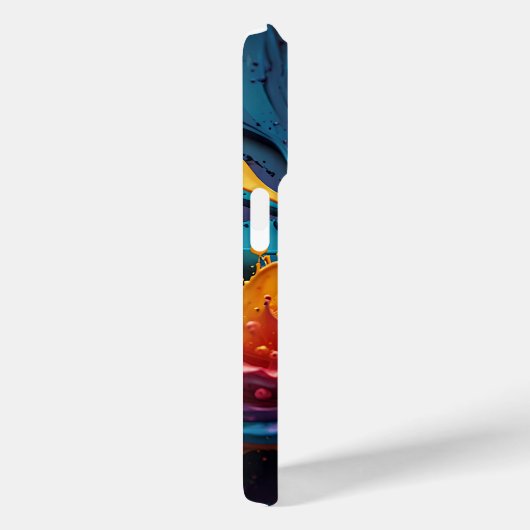 Levendige Abstracte Splash Art - Kleurrijke Paint Case-Mate iPhone Case (Achterkant / Rechts)