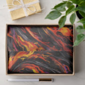 Levendige Abstracte vlam Tissuepapier (Geschenk)
