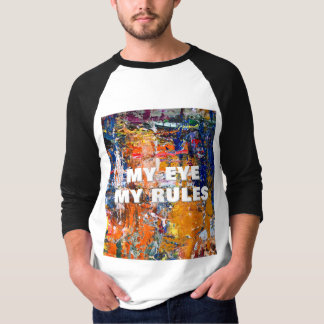Levendige abstractie - Olieschilderchaos op het pa T-shirt