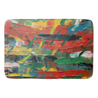 Levendige acryltextuur badmat