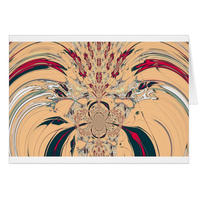 Levendige Afrikaanse Kaleidoscoop: Een Peachy Deli (Voorkant Horizontaal)