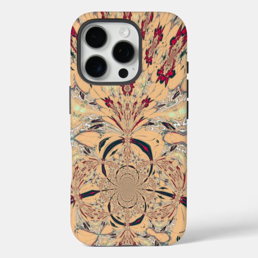 Levendige Afrikaanse Kaleidoscoop: Een Peachy Deli Case-Mate iPhone Case (Achterkant)
