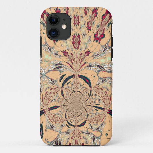 Levendige Afrikaanse Kaleidoscoop: Een Peachy Deli Case-Mate iPhone Case (Achterkant)