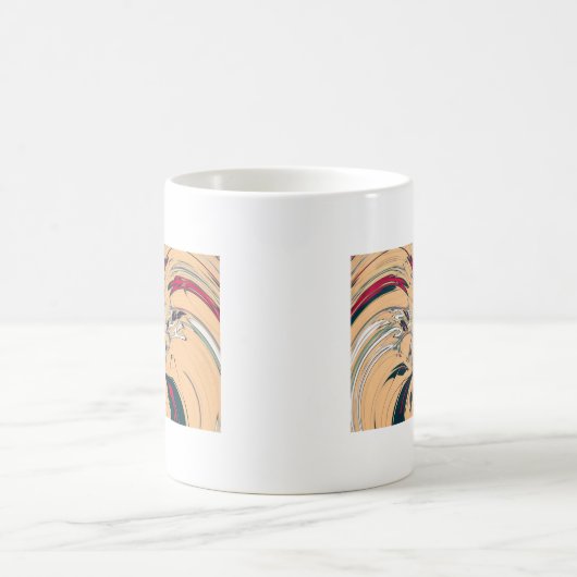 Levendige Afrikaanse Kaleidoscoop: Een Peachy Deli Koffiemok (Center)