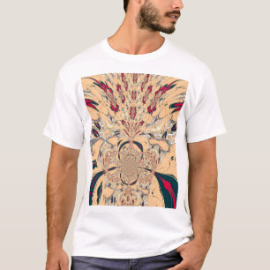 Levendige Afrikaanse Kaleidoscoop: Een Peachy Deli T-shirt