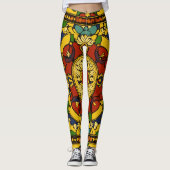 Levendige all-over-print Leggings: druk uw UNIQ ui Leggings (Voorkant)