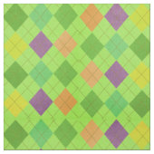 Levendige Argyle groene stof (Swatch)