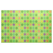 Levendige Argyle groene stof (Fat Quarter)