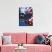 Levendige ballonkleuren #2 canvas afdruk (Insitu (Woonkamer))