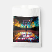 Levendige Basketbal Party Favor Bag Bedankzakje (Voorkant)