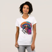 Levendige beats t-shirt (Voorkant volledig)