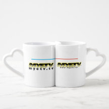 Levendige bekertjes van MYETV (2 All-in-One mokken