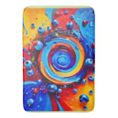 Levendige Berry Vortex Badmat (Voorkant Verticaal)