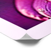 Levendige bij op Bloom Design Poster (Hoek)