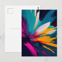 Levendige Bloei – Explosieve Abstracte Bloemenergi