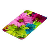 Levendige bloei - kleurrijke bloemkunst magneet (Linkerzijde)