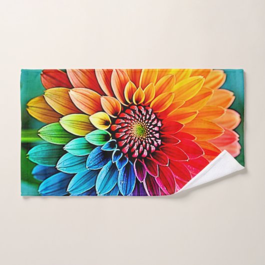 Levendige bloei van hoop en vreugde ontwerp bad handdoek (Handdoek)