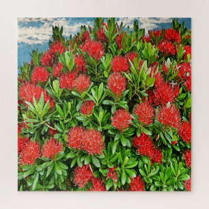 Levendige Bloeiende Bloemen Legpuzzel