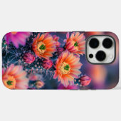 Levendige bloeiende cactus bloemen in een woestijn Case-Mate iPhone case (Achterkant (horizontaal))