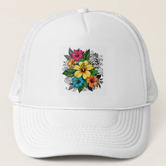 Levendige Bloemen Baseball & Trucker Hat Pet