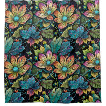 Levendige bloemen fantasie