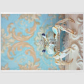 Levendige  Bloemen Koning Krab Decoupage Tissuepapier (Voorkant)