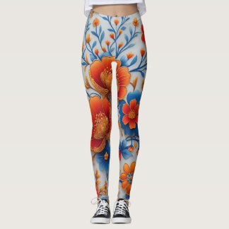 🌸 Levendige Bloemen Leggings – Vet & Stijlvol 🌿