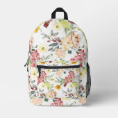 Levendige Bloemen Lente Bloem Bedrukte Rugzak (Voorkant)