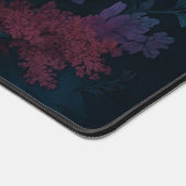 Levendige bloemen met rood accent bureaumat (Hoek)