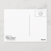 Levendige bloemen postkaart (Achterkant)